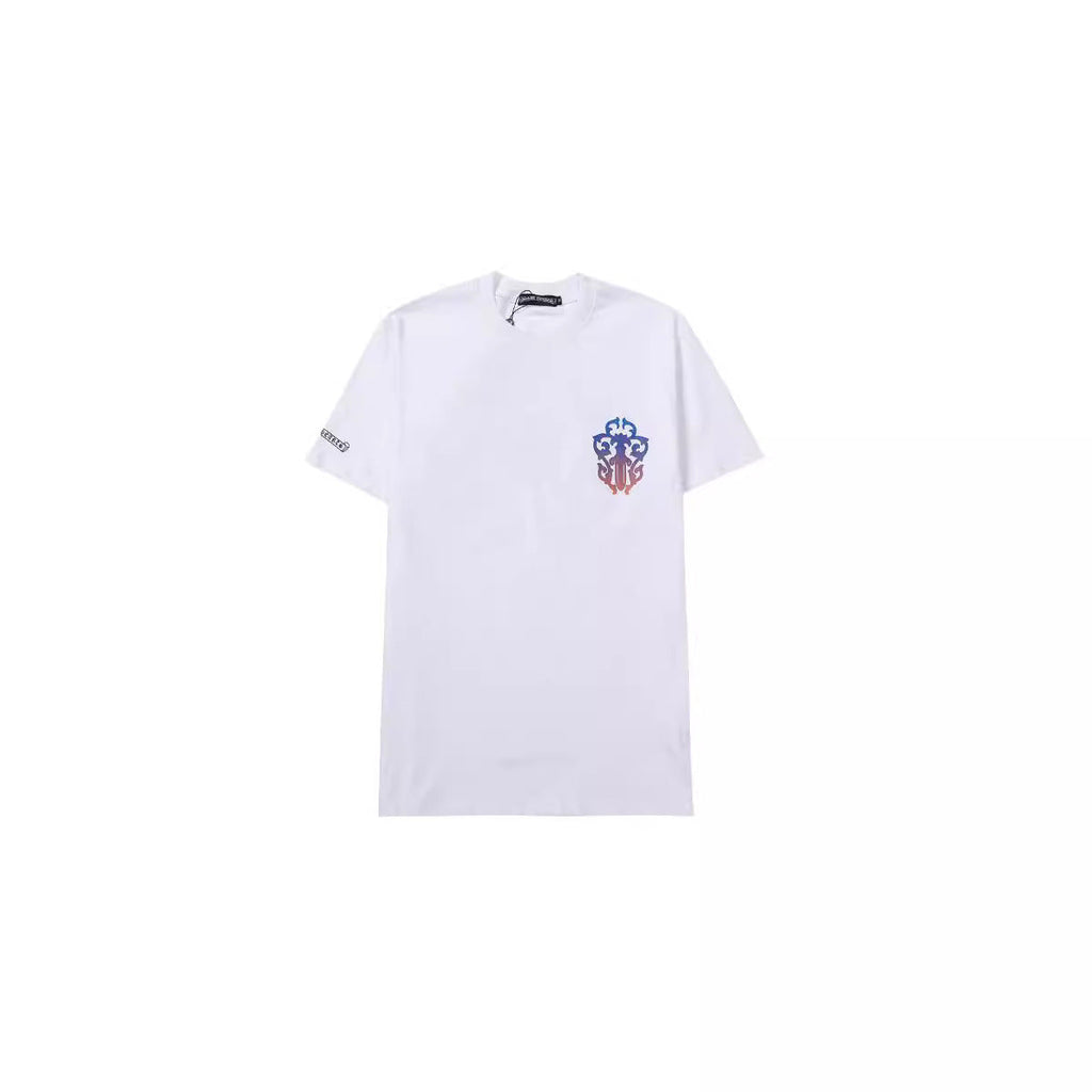 Chrome Heart T Shirts gradual change horseshoe bayonet sword