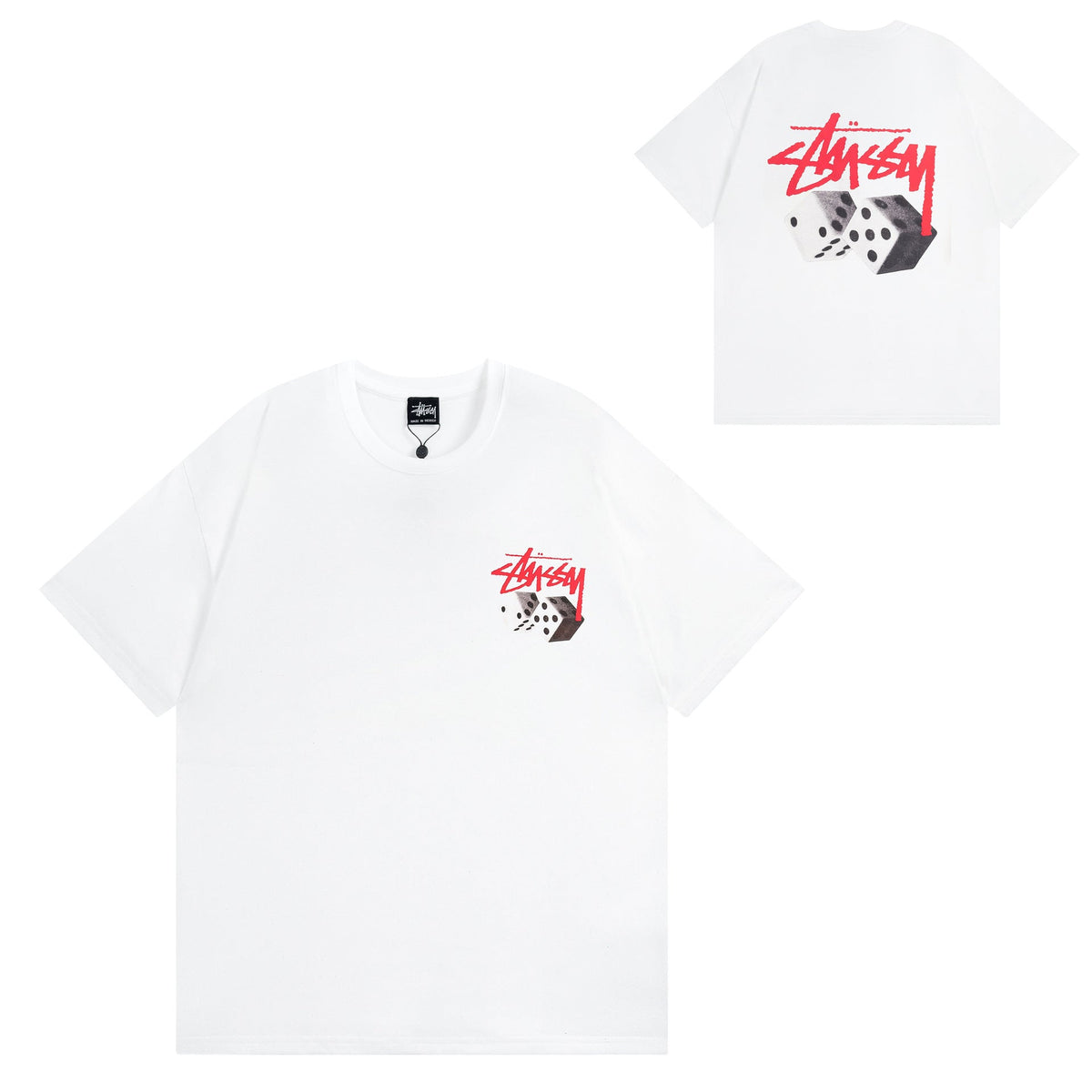 Stussy T-Shirts Casual Versatile Loose T-Shirts Couple