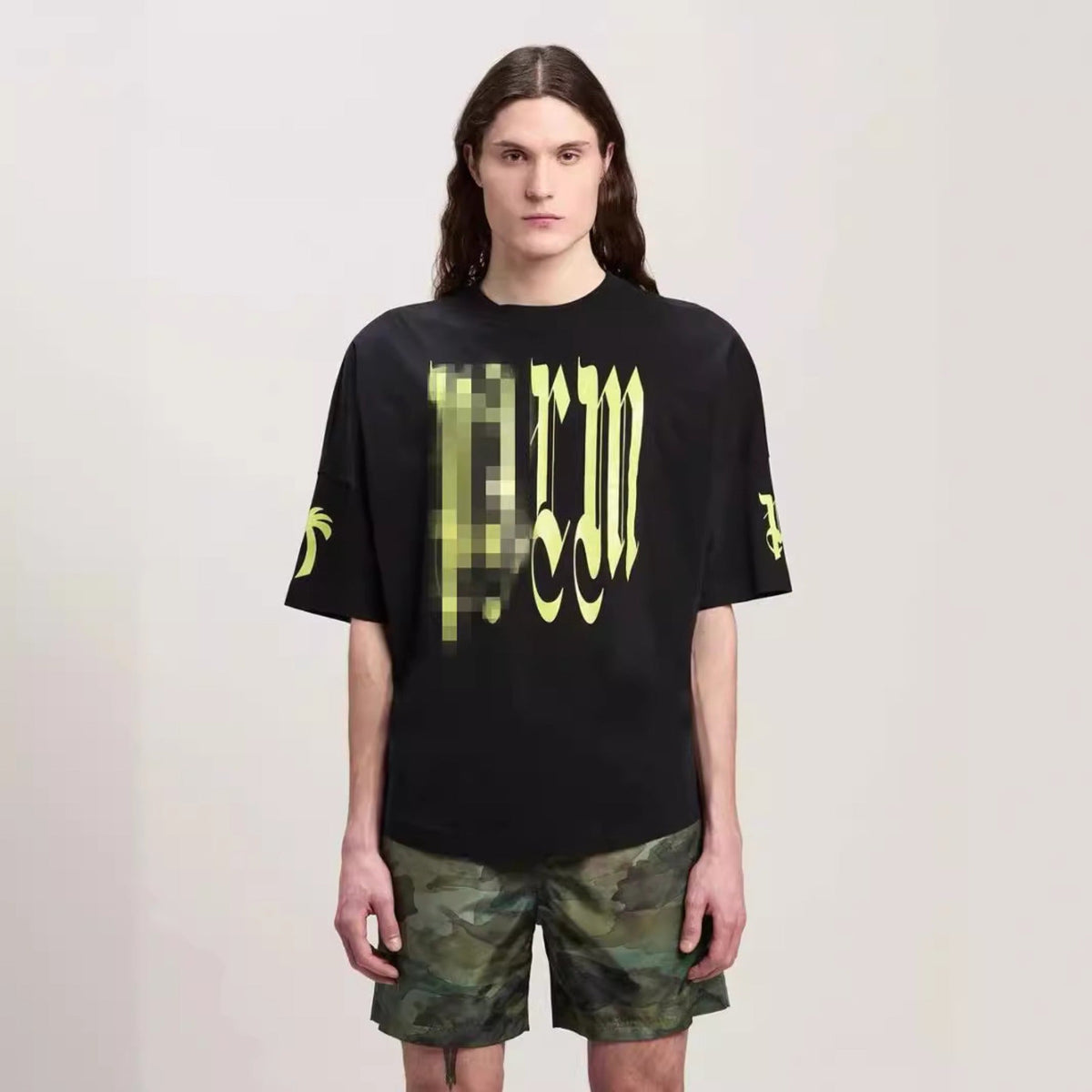 Palm Angels T-shirt Coconut Letter Logo Short Sleeve T-shirt