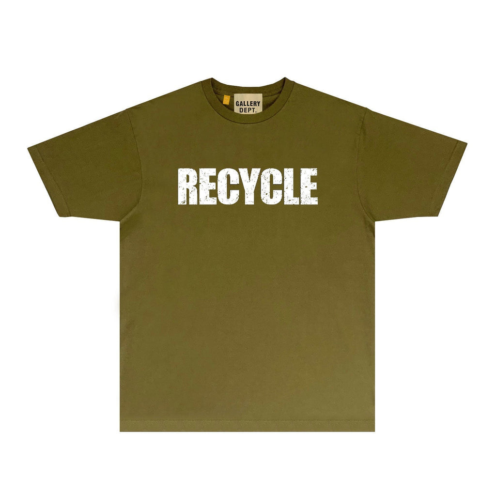 Gallery Dept T Shirt Retro Printed Loose Short-Sleeved Shirt (part2)